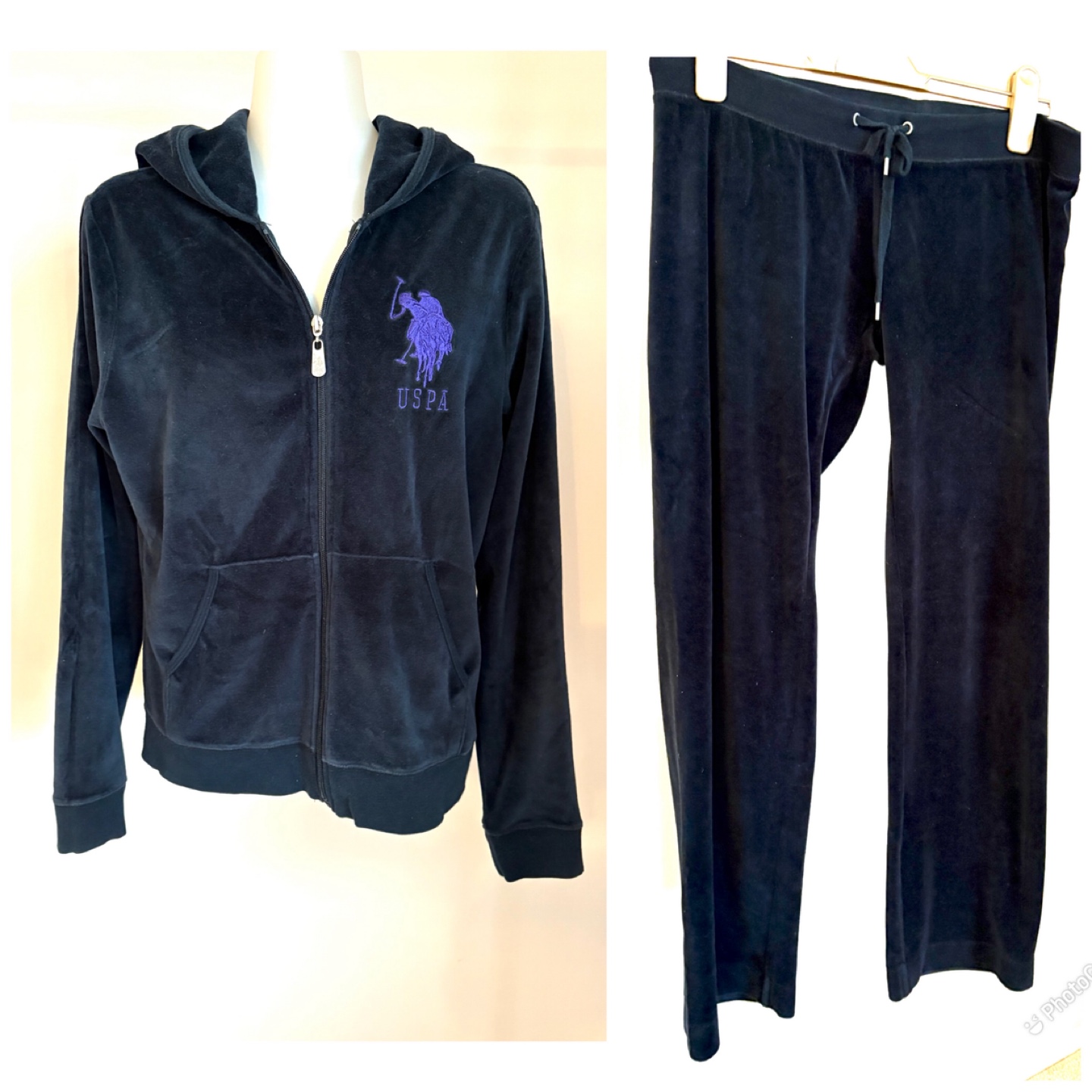 USPA Velour  Women Tracksuit - Size M