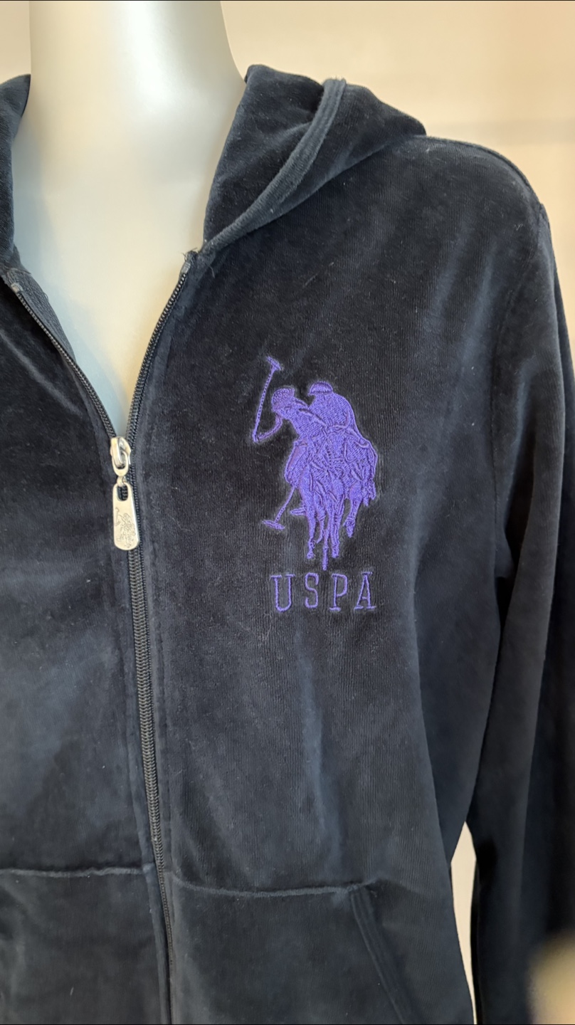 USPA Velour  Women Tracksuit - Size M - photo 3