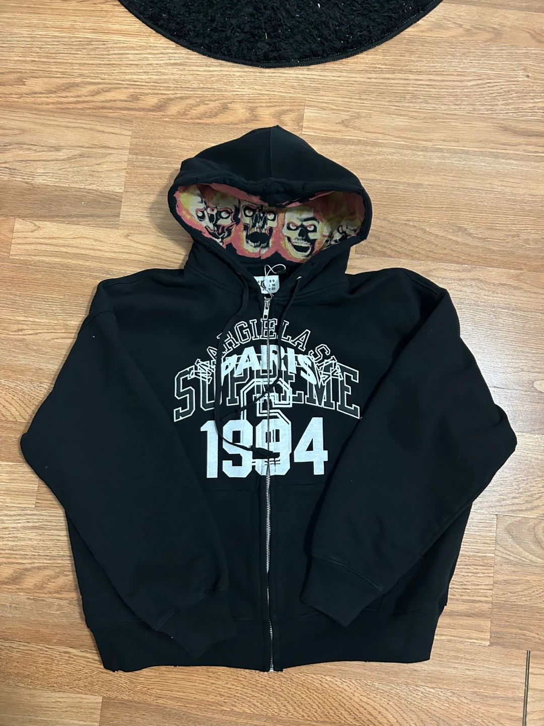 Supreme × MM6 Maison Margiela Zip Up Hoodie