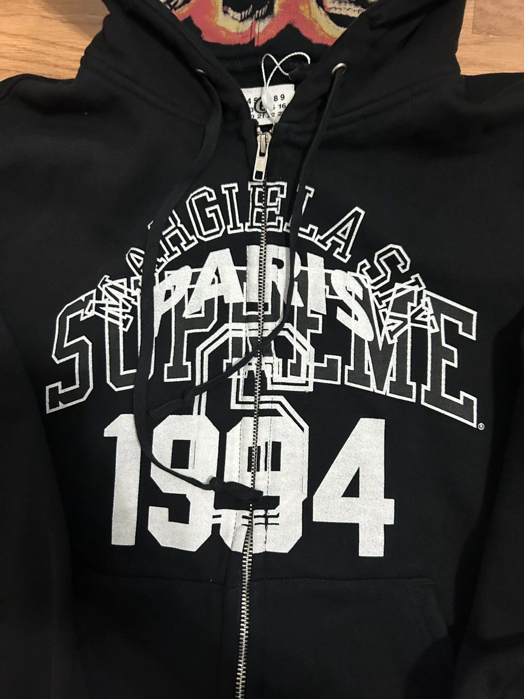 Supreme × MM6 Maison Margiela Zip Up Hoodie - photo 2