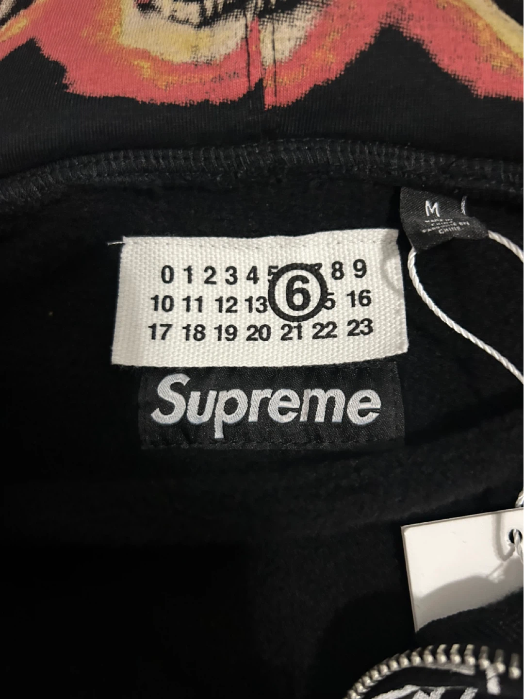 Supreme × MM6 Maison Margiela Zip Up Hoodie - photo 3