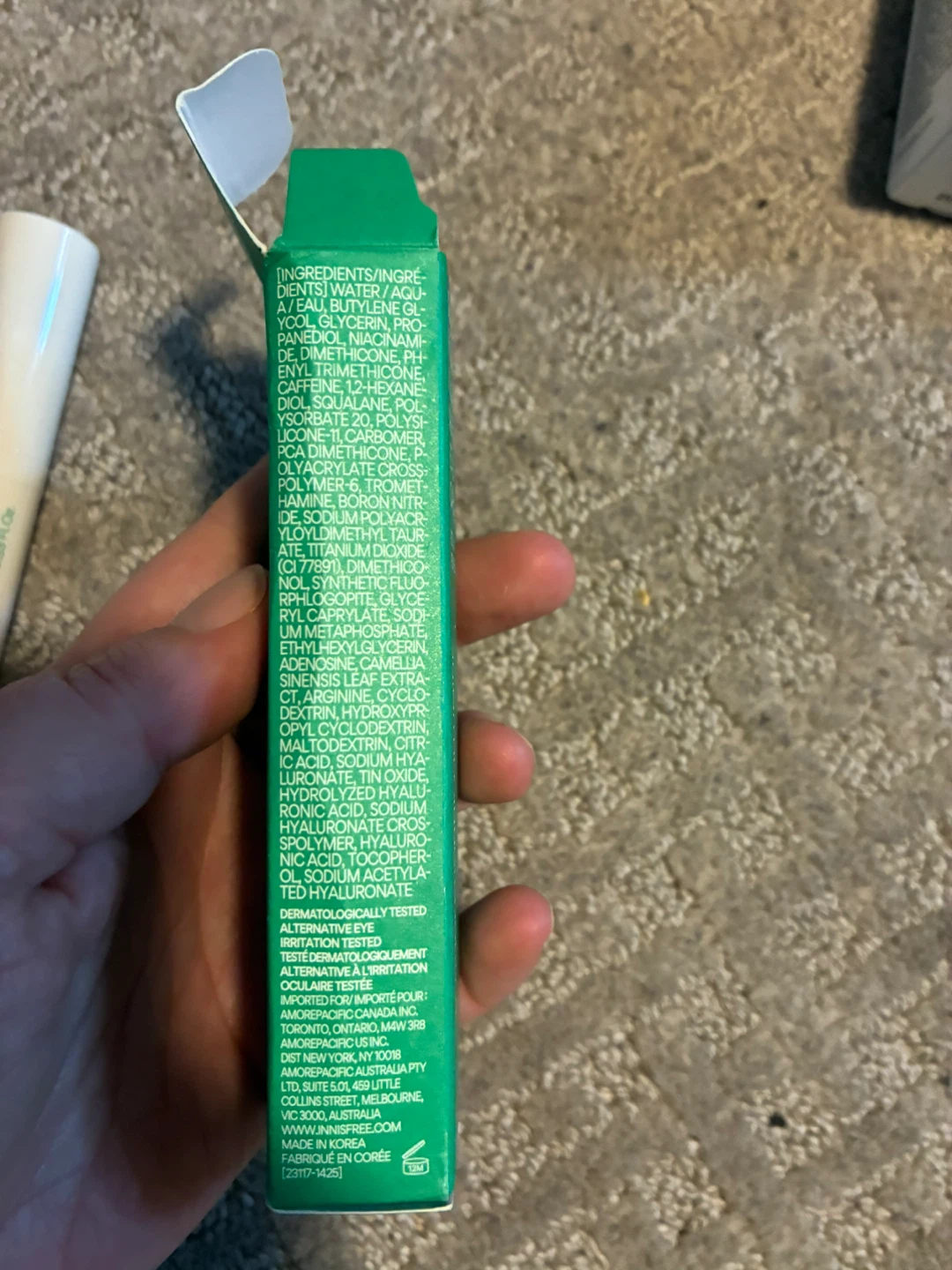 Innisfree Green Tea Caffeine Bright-Eye Serum (New) - photo 4