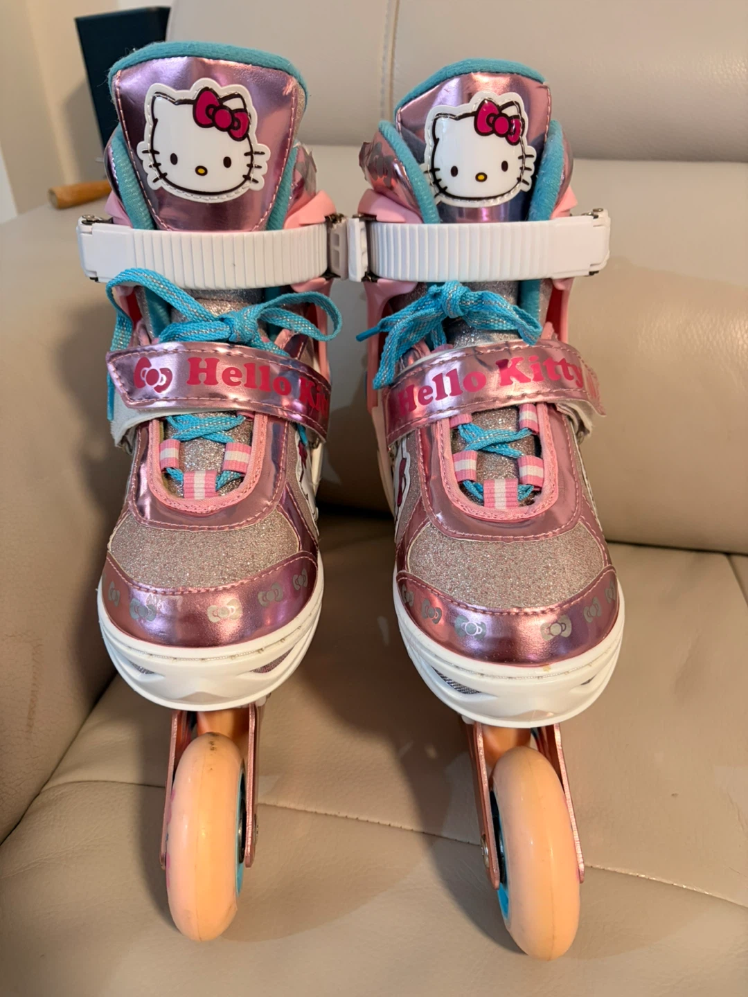 Hello Kitty Roller Skates - Size UK 1.5-4 / EU 34-38