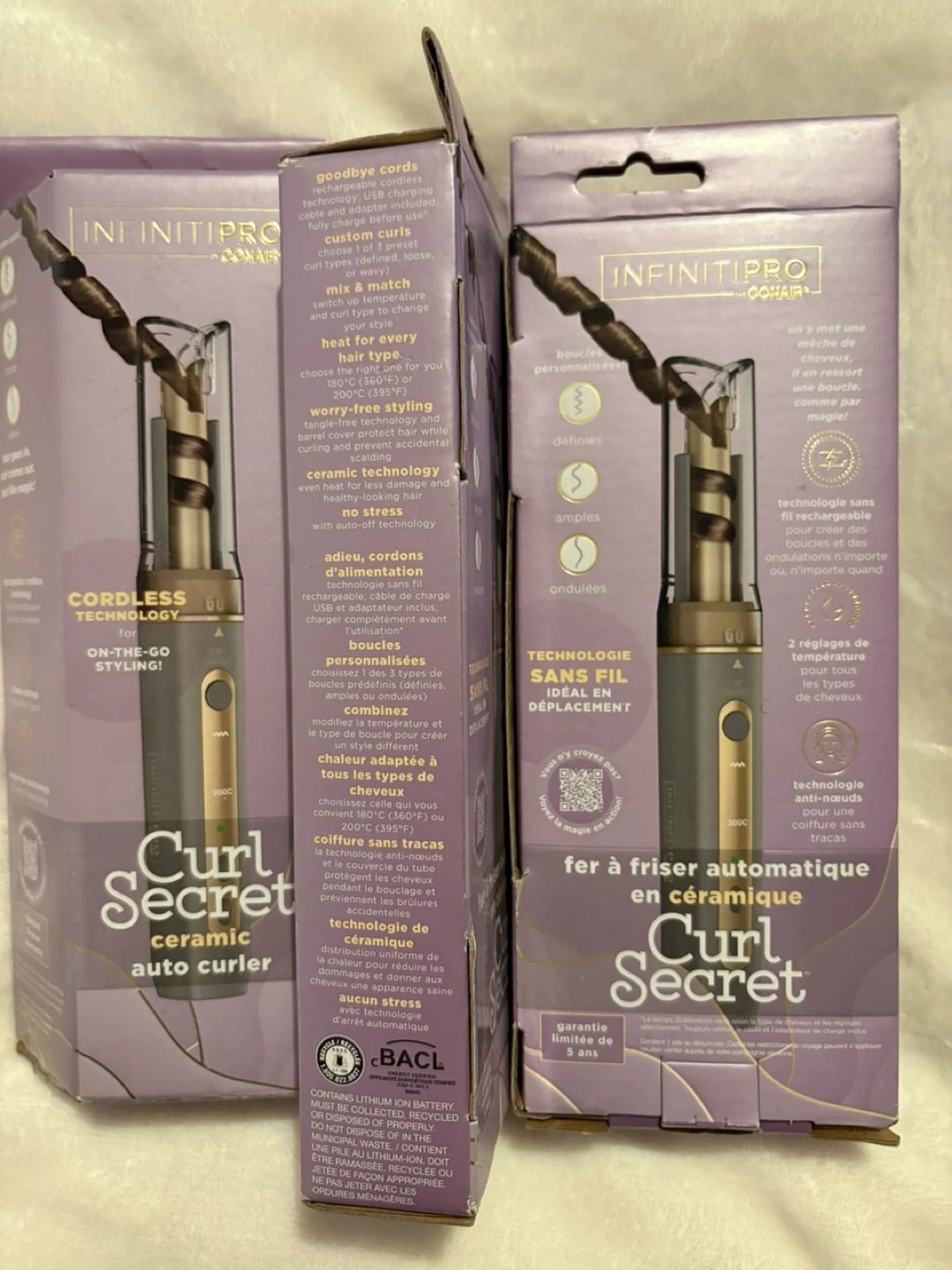 InfinitiPro Curl Secret Ceramic Auto Curler - NEW - photo 3