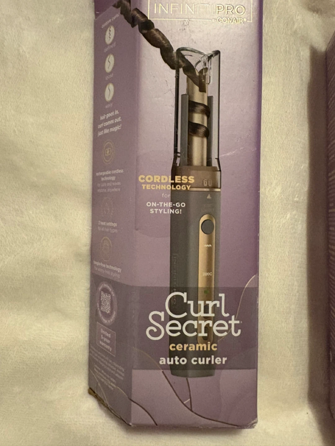 InfinitiPro Curl Secret Ceramic Auto Curler - NEW - photo 2