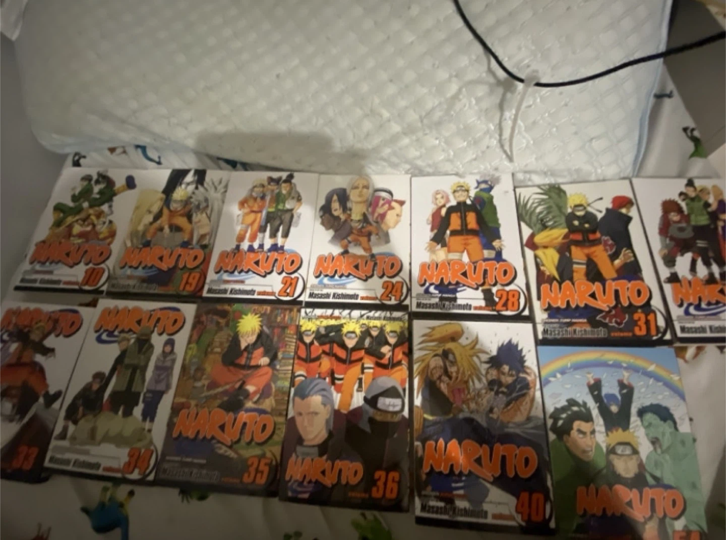Naruto Manga Volumes 19, 21, 24, 28, 31, 33-36, 40
