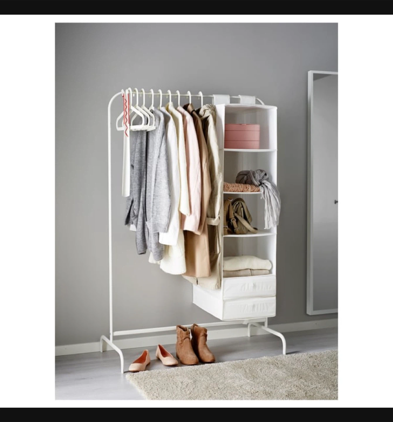 White Clothes Rack/Hanger - photo 5