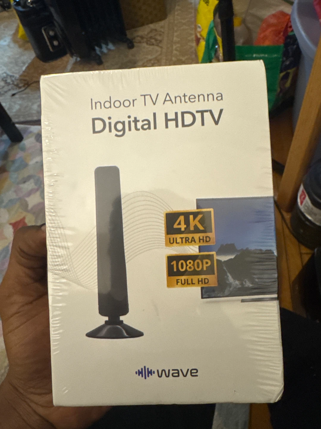Wave Indoor TV Antenna Digital HDTV - New