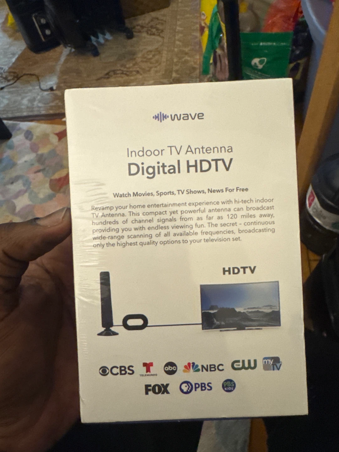 Wave Indoor TV Antenna Digital HDTV - New - photo 2