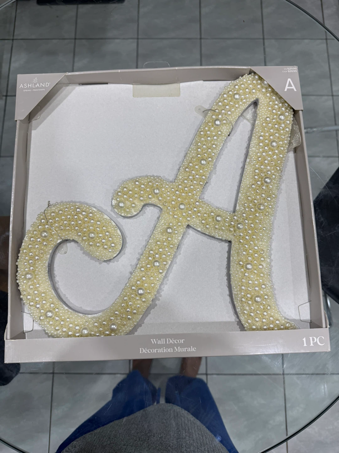 Letter A Wall Decor