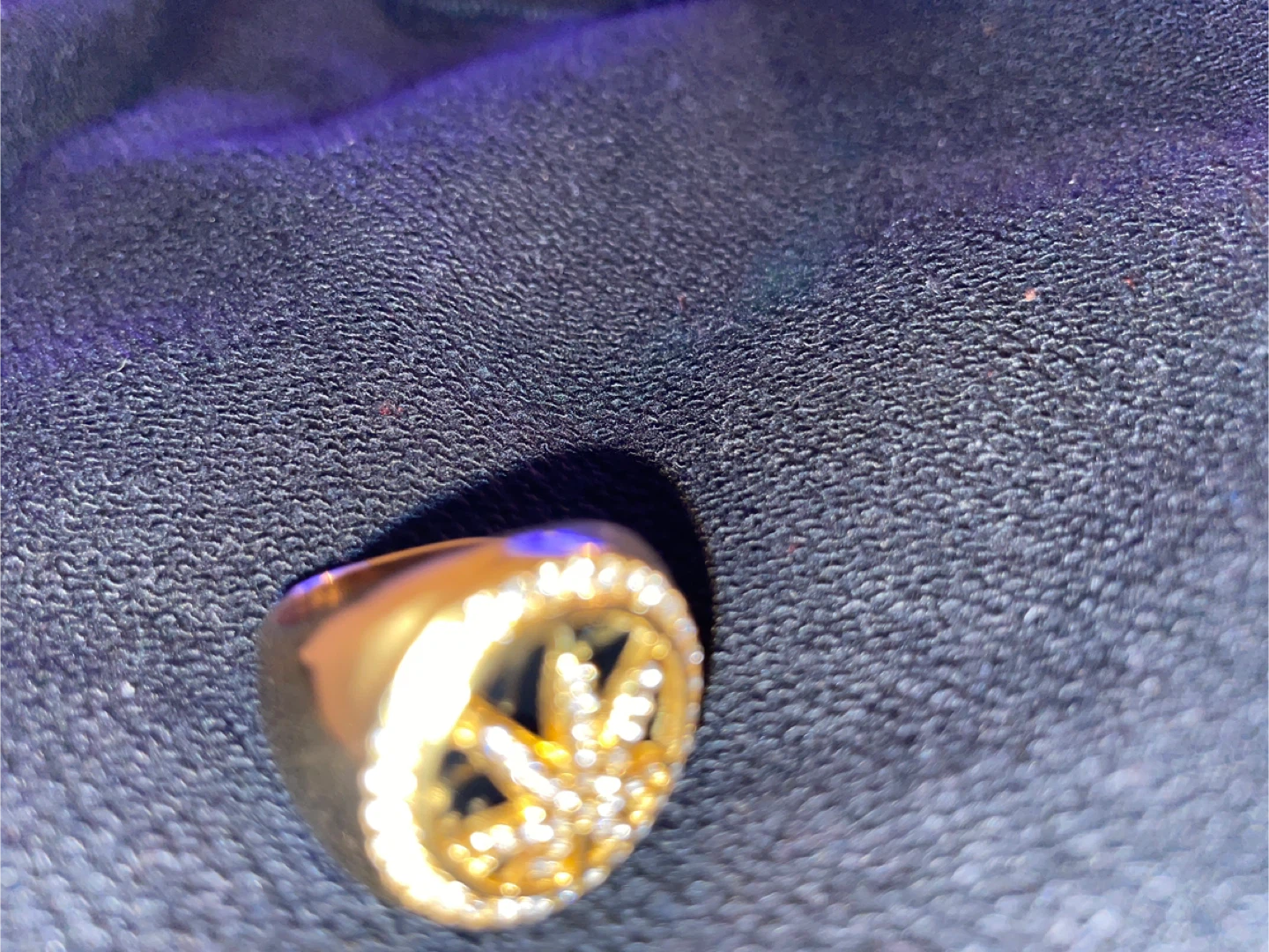 Gold Tone Ring - photo 2
