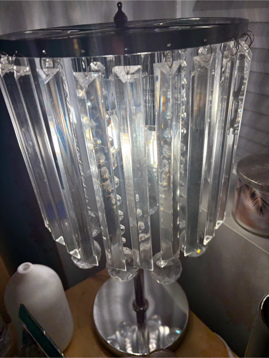 Crystal Chandelier Table Lamp - photo 4
