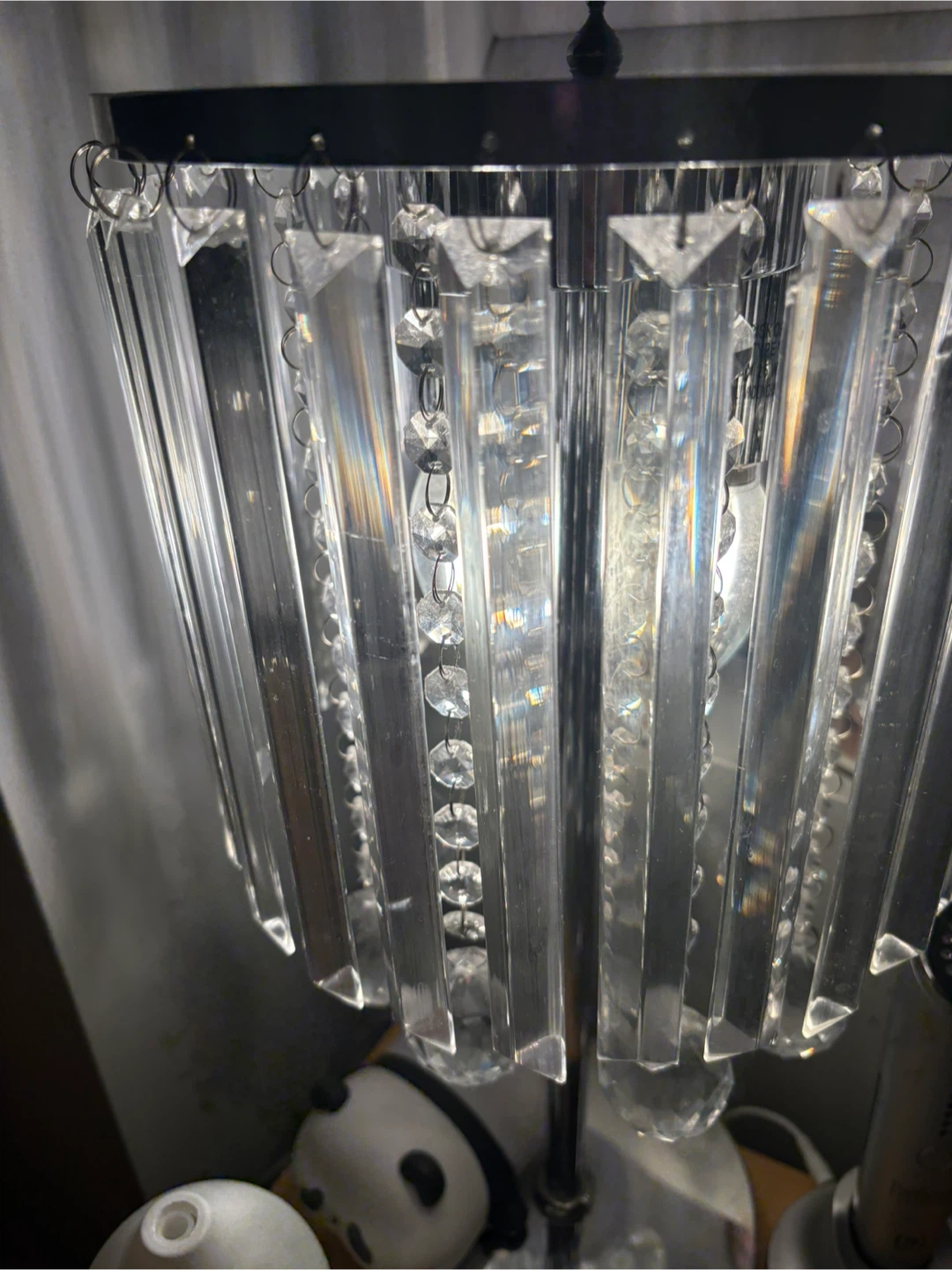 Crystal Chandelier Table Lamp - photo 2