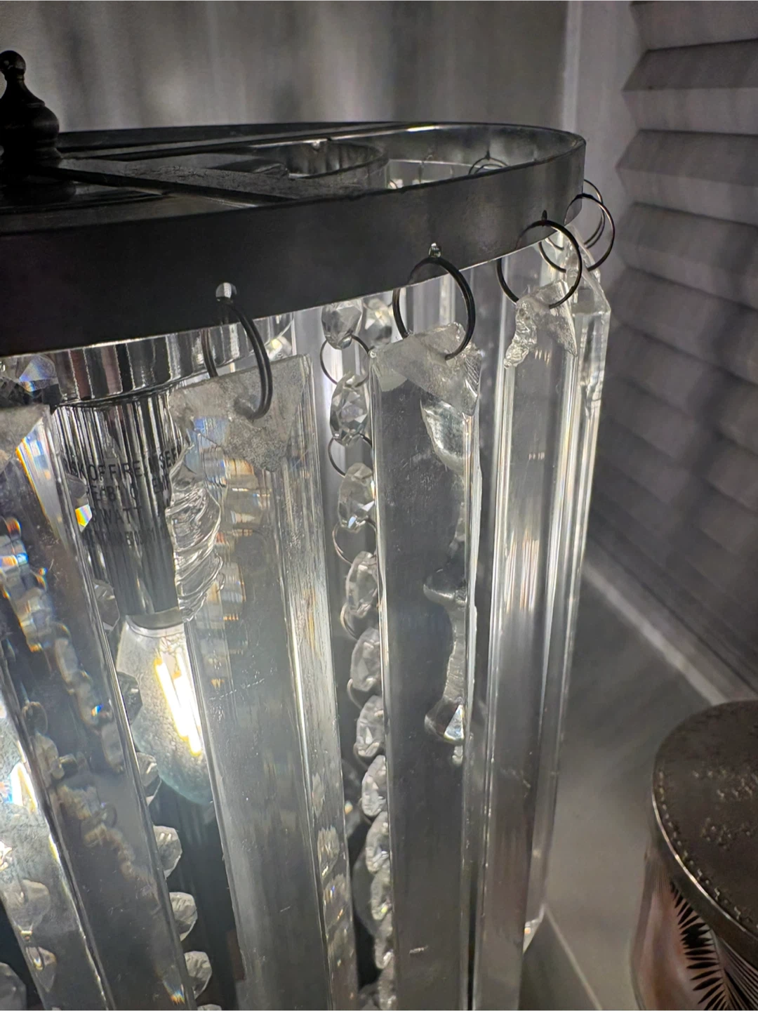 Crystal Chandelier Table Lamp - photo 5