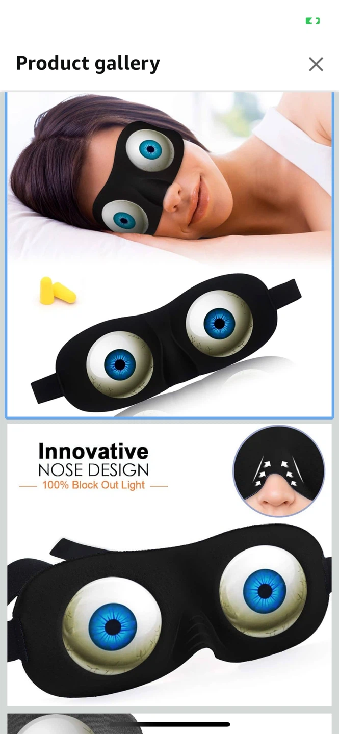 NEW-Eye Mask Sleeping Masks - Funny Design