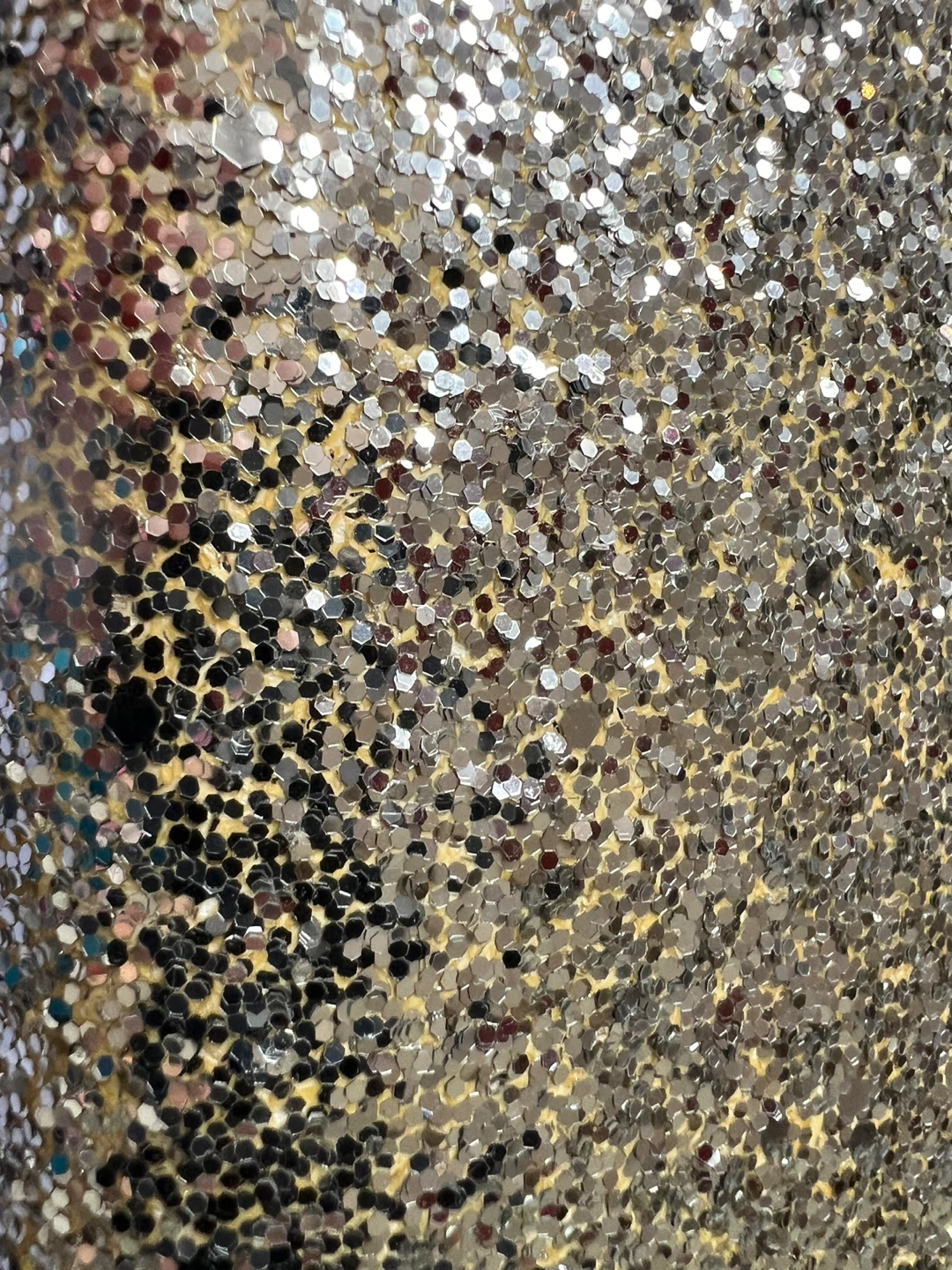 Sasha Hand Made Gold Glitter Clutch - photo 4