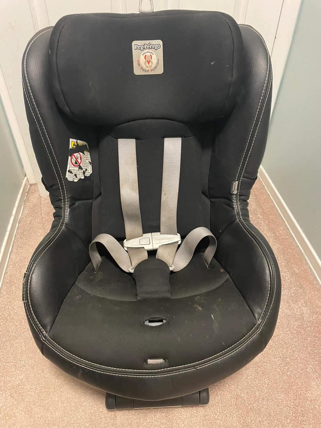 (Leather) Peg Perego Primo Viaggio SIP 5-65 Convertible Car Seat