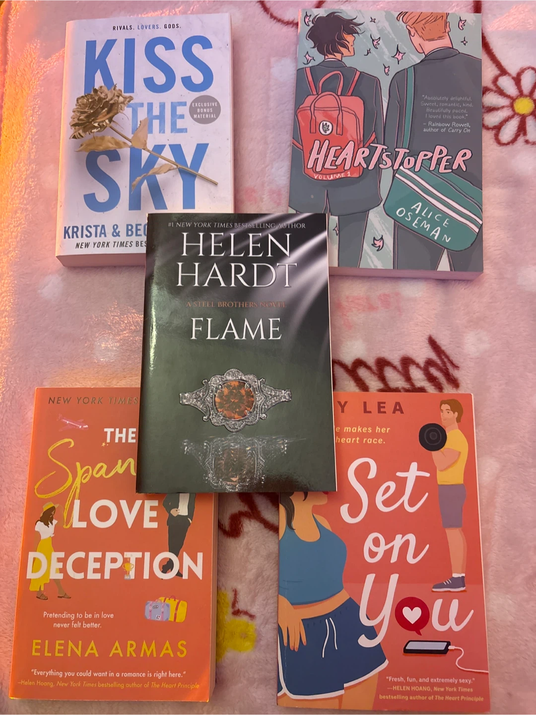 Romance Novels: Kiss the Sky, Heartstopper, Flame & More!