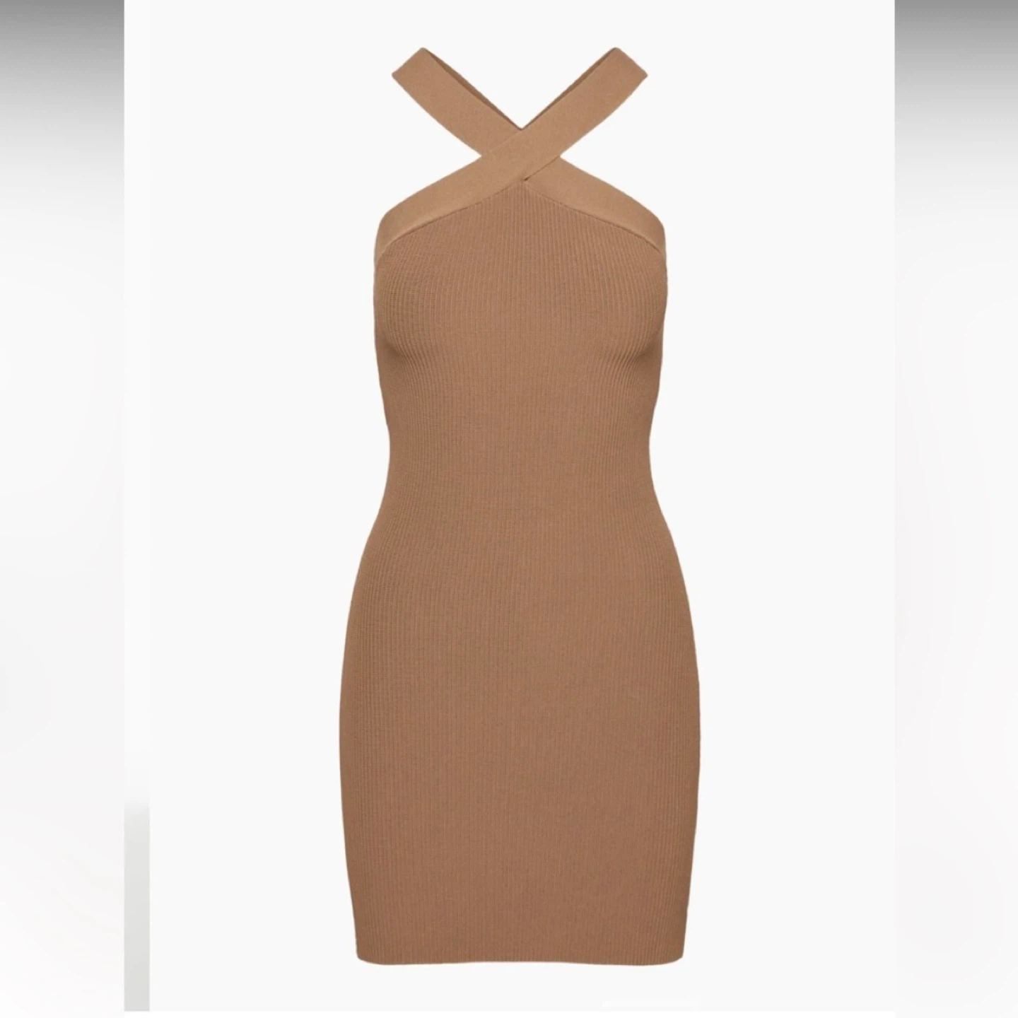 Aritzia Sculpt Knit Criss Cross Mini Dress - Size S - photo 2