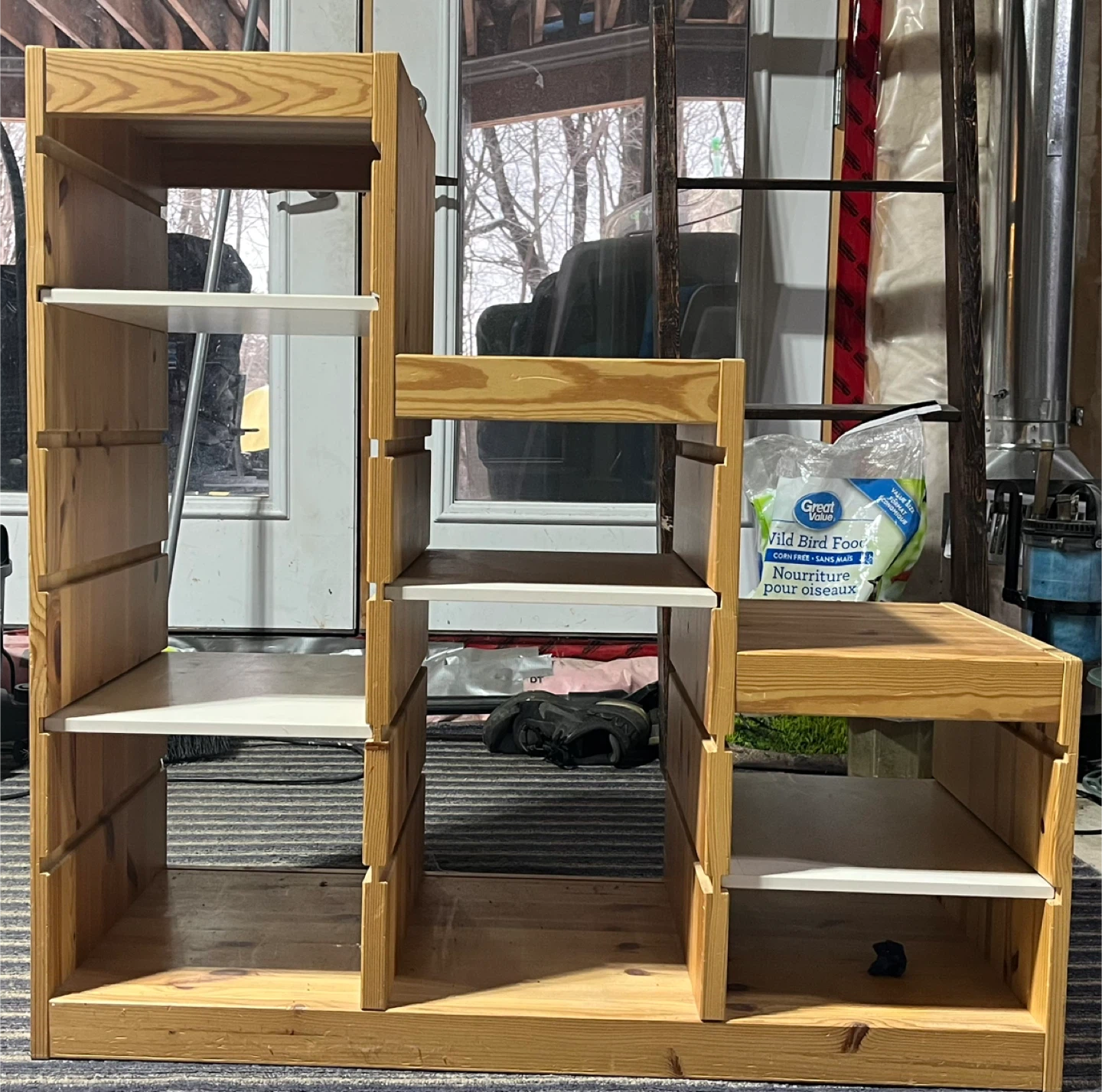 IKEA TROFAST Shelf Unit with White Shelves - photo 3