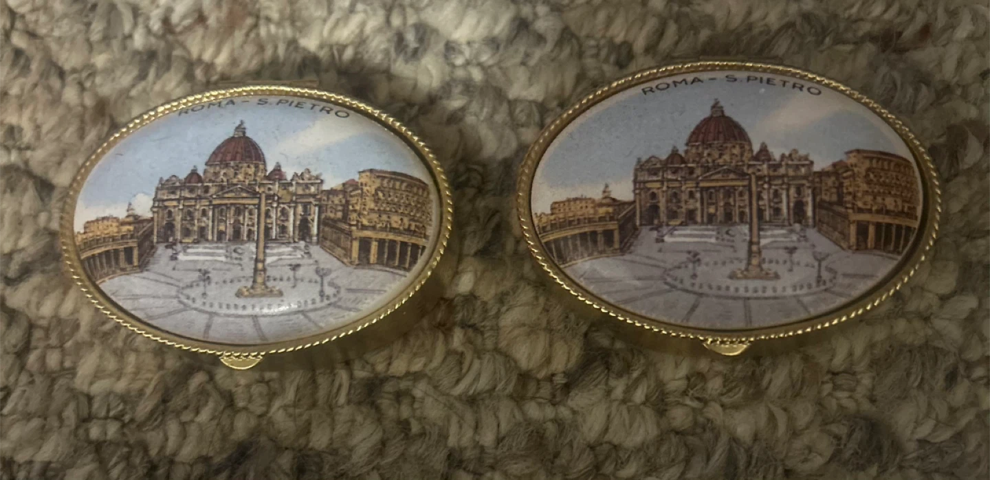 Vintage Roma S. Pietro Pill Box