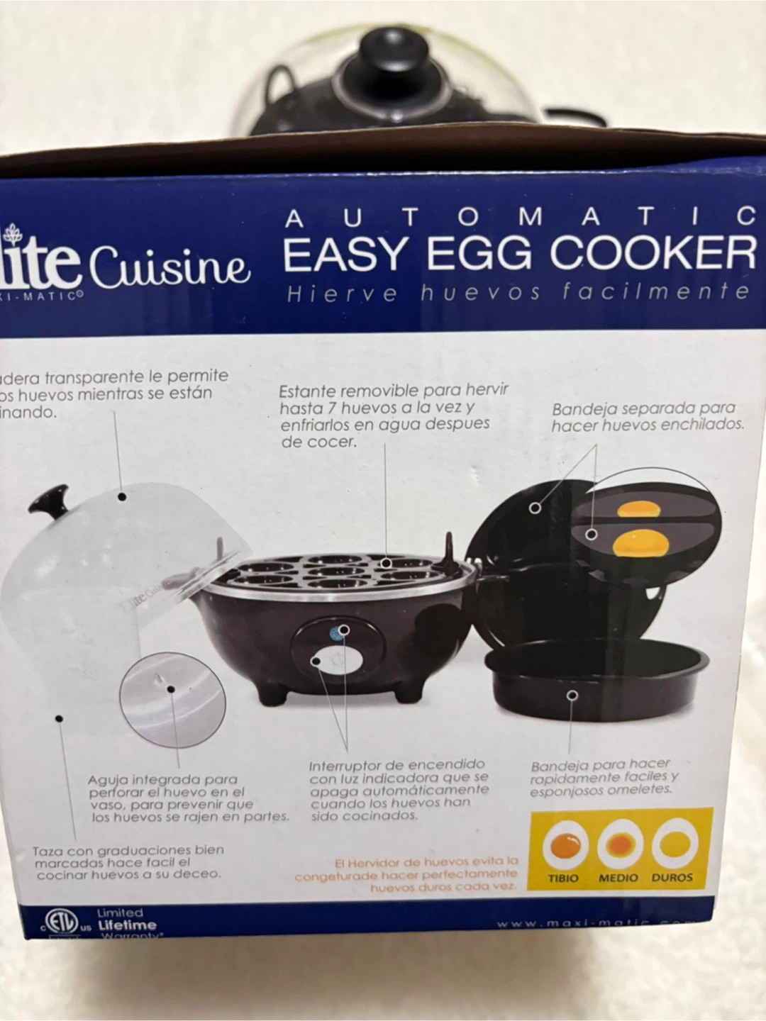 Elite Cuisine Automatic Easy Egg Cooker - photo 4