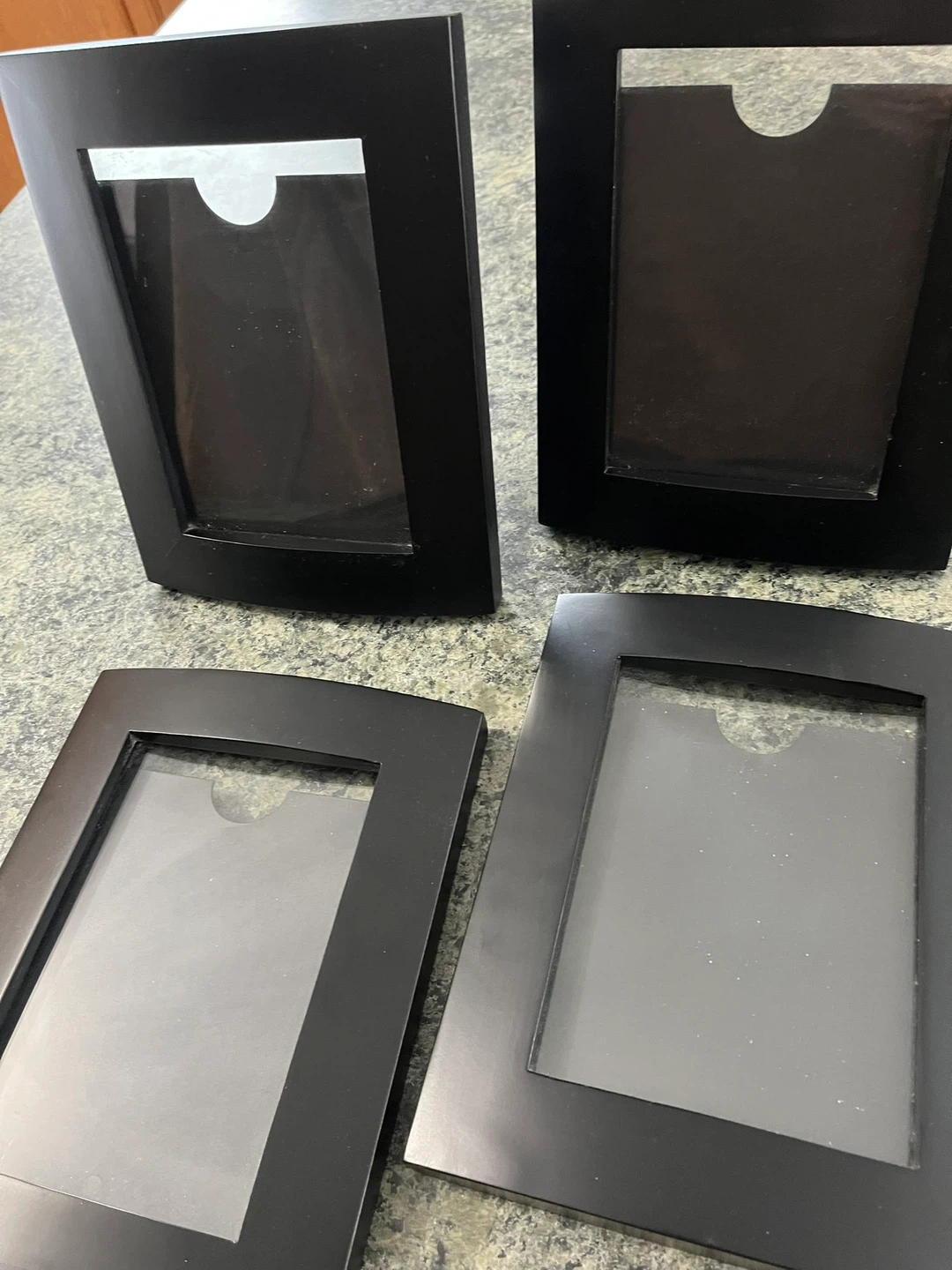 Black wooden picture frames-5 x 7 - photo 4