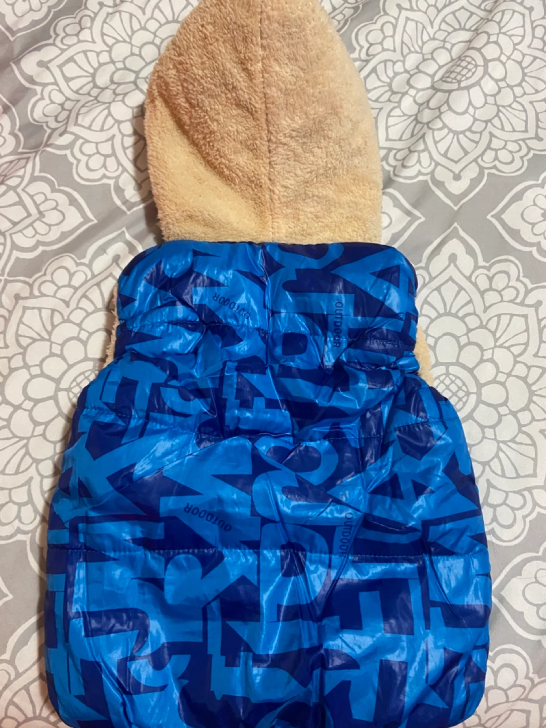 Blue Kids' Outdoor Vest with Hood - photo 2