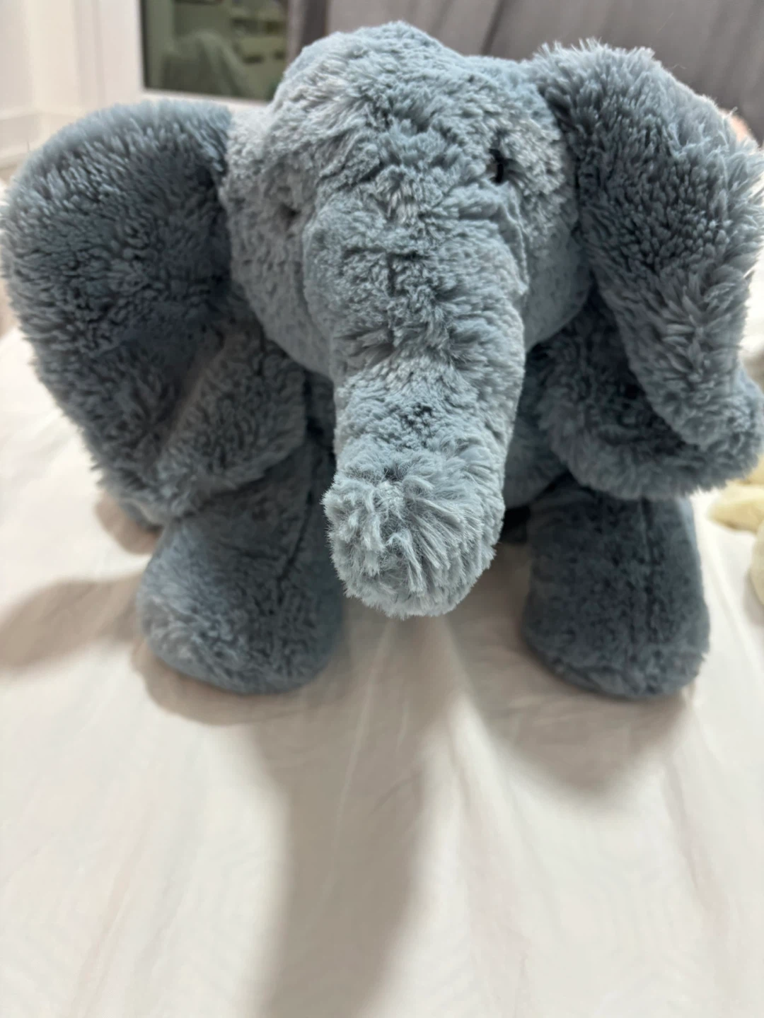 Jellycat Bashful Elephant Plush Toy - Grey