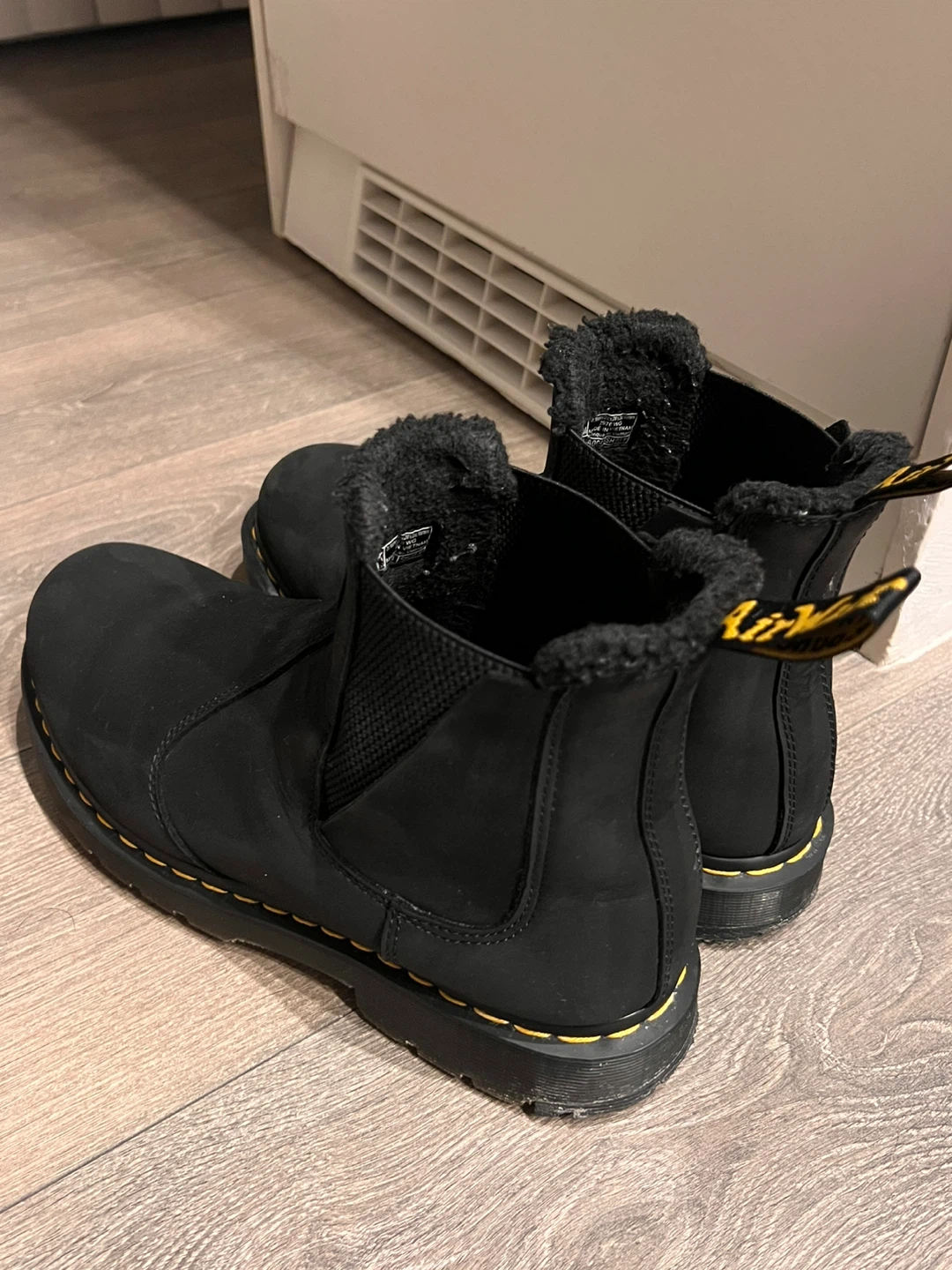 Dr. Martens 2976 Winter Grip Black Chelsea Boots - US 12 - photo 4