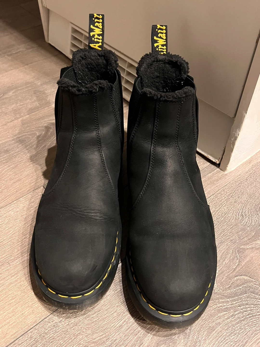 Dr. Martens 2976 Winter Grip Black Chelsea Boots - US 12 - photo 2