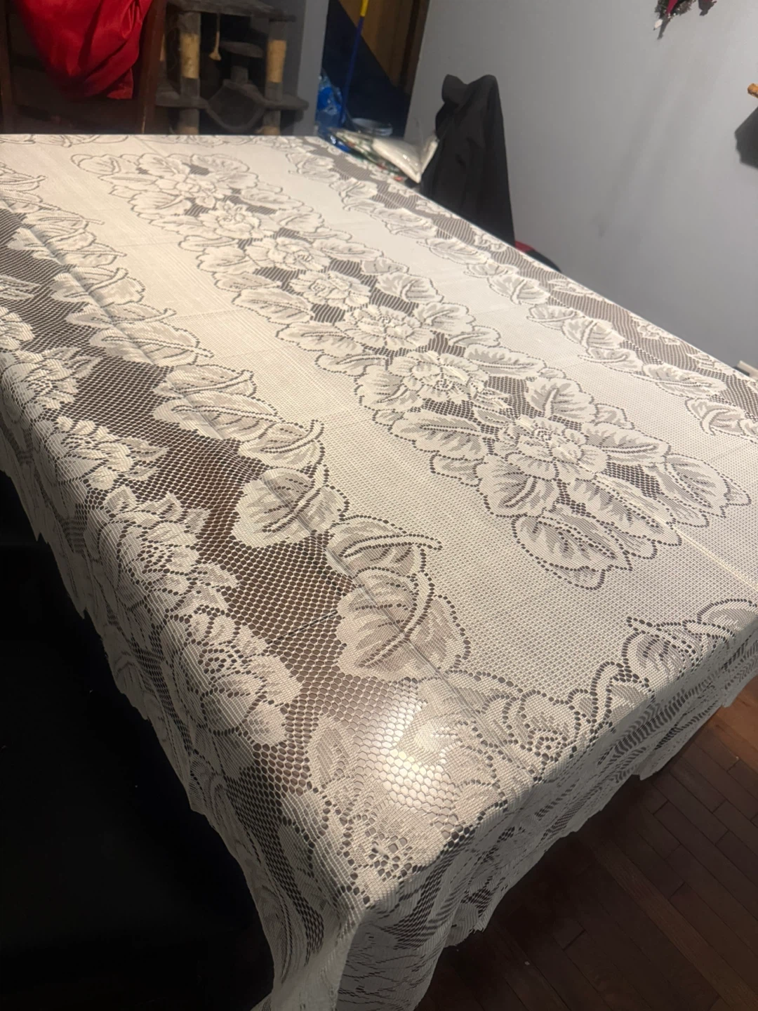 Lace Tablecloth - Floral Design Rec 60x90 - photo 2
