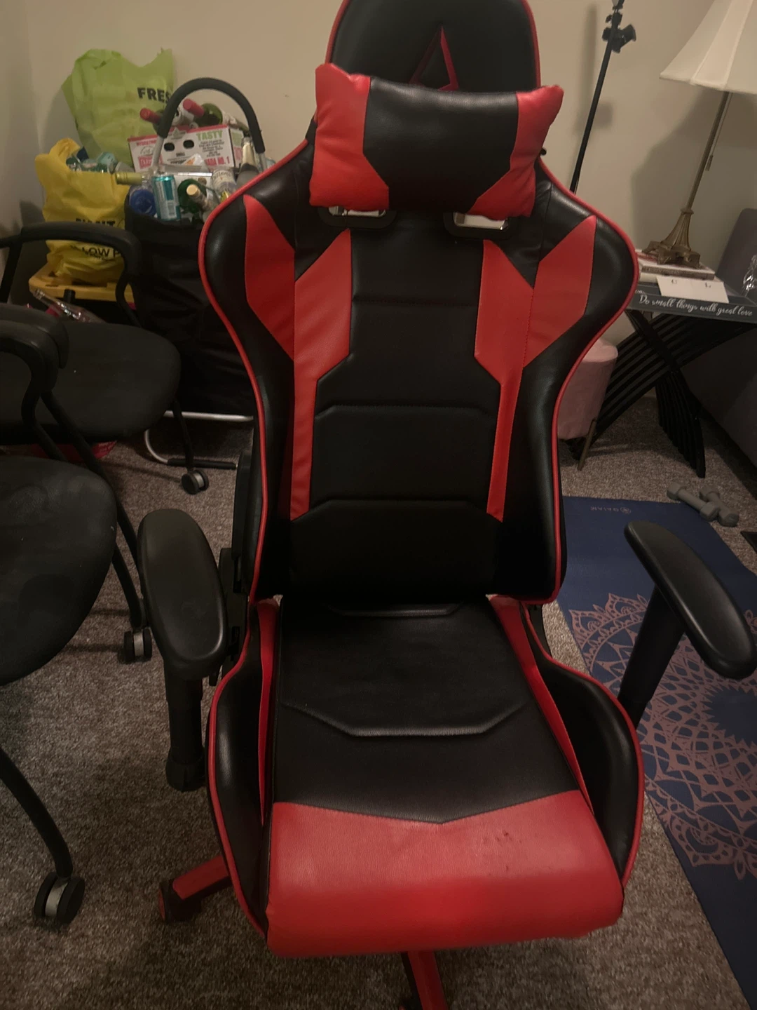 LBT Red & Black Gaming Chair - photo 2