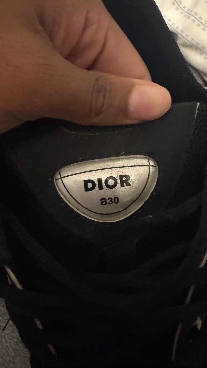 Dior B30 Black Sneakers - photo 4