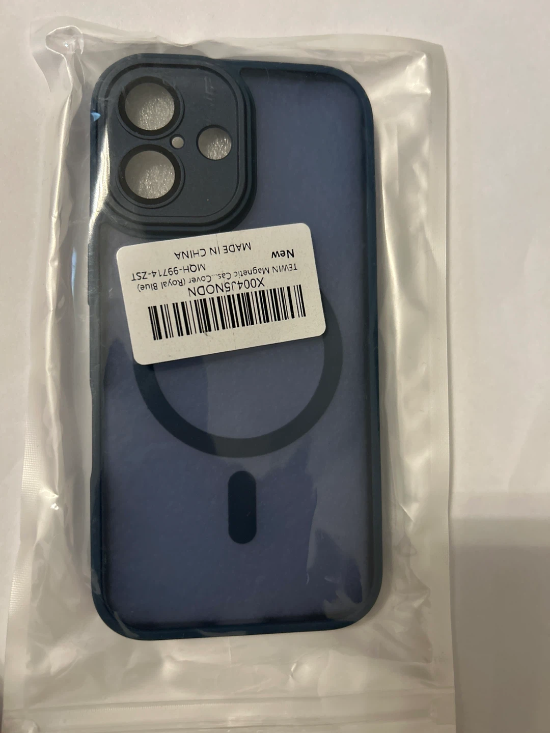 Iphone 16 New TEWIN Magnetic Royal Blue iPhone Case