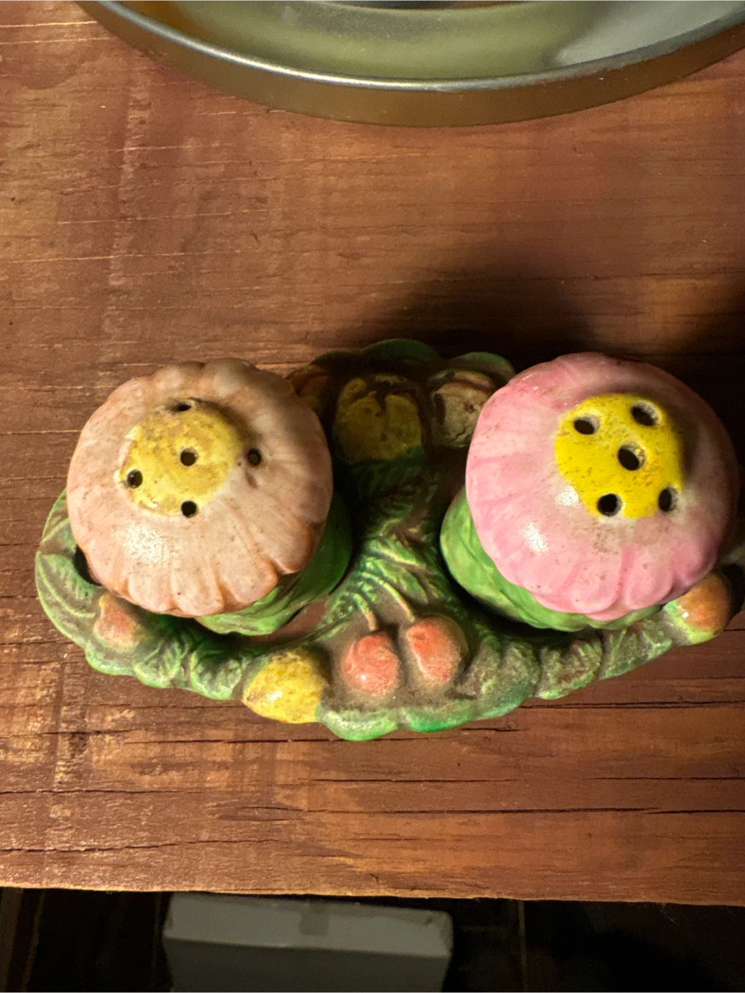 Floral Ceramic Salt & Pepper Shakers - photo 2