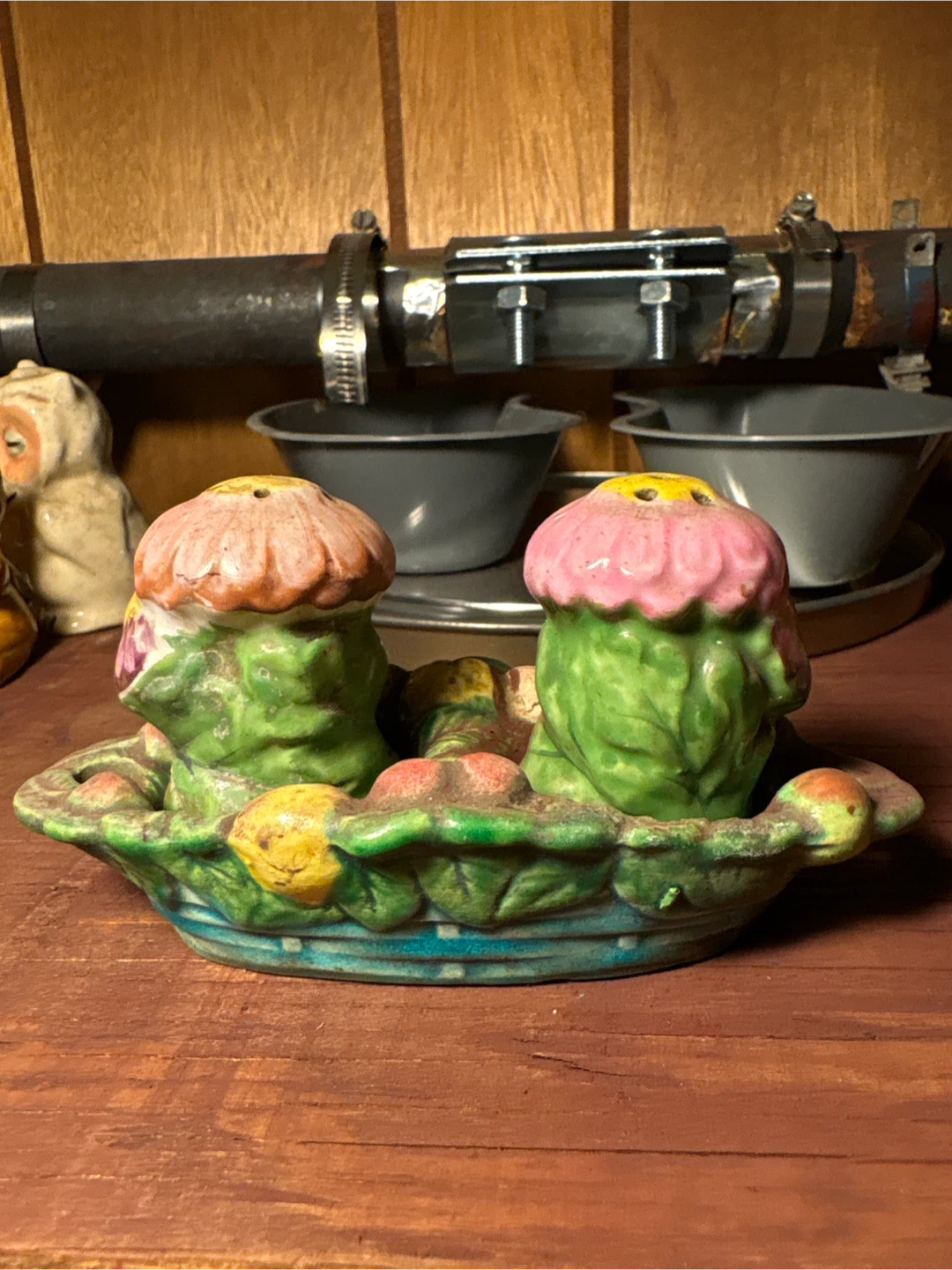 Floral Ceramic Salt & Pepper Shakers