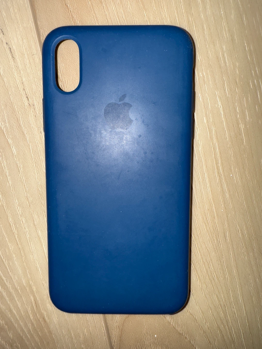 Blue Apple iPhone X Case