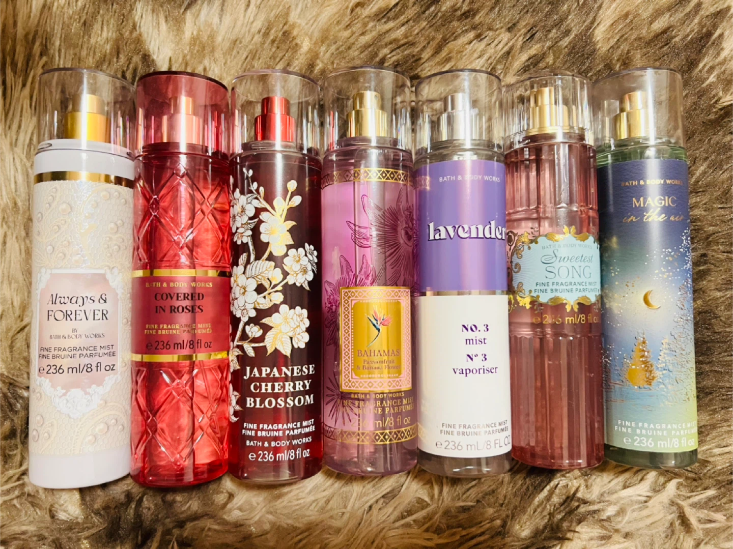 Bath & Body Works Fine Fragrance Mist Bundle