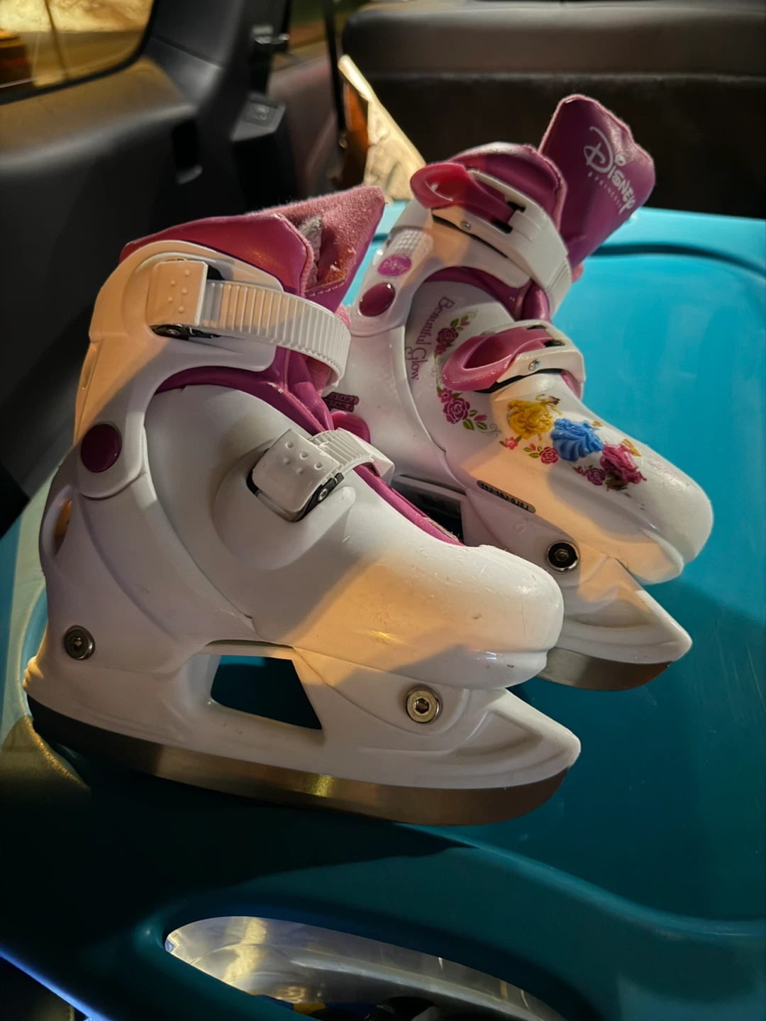 Disney Princess Girls' Adjustable Ice Skates - Size J8-11
