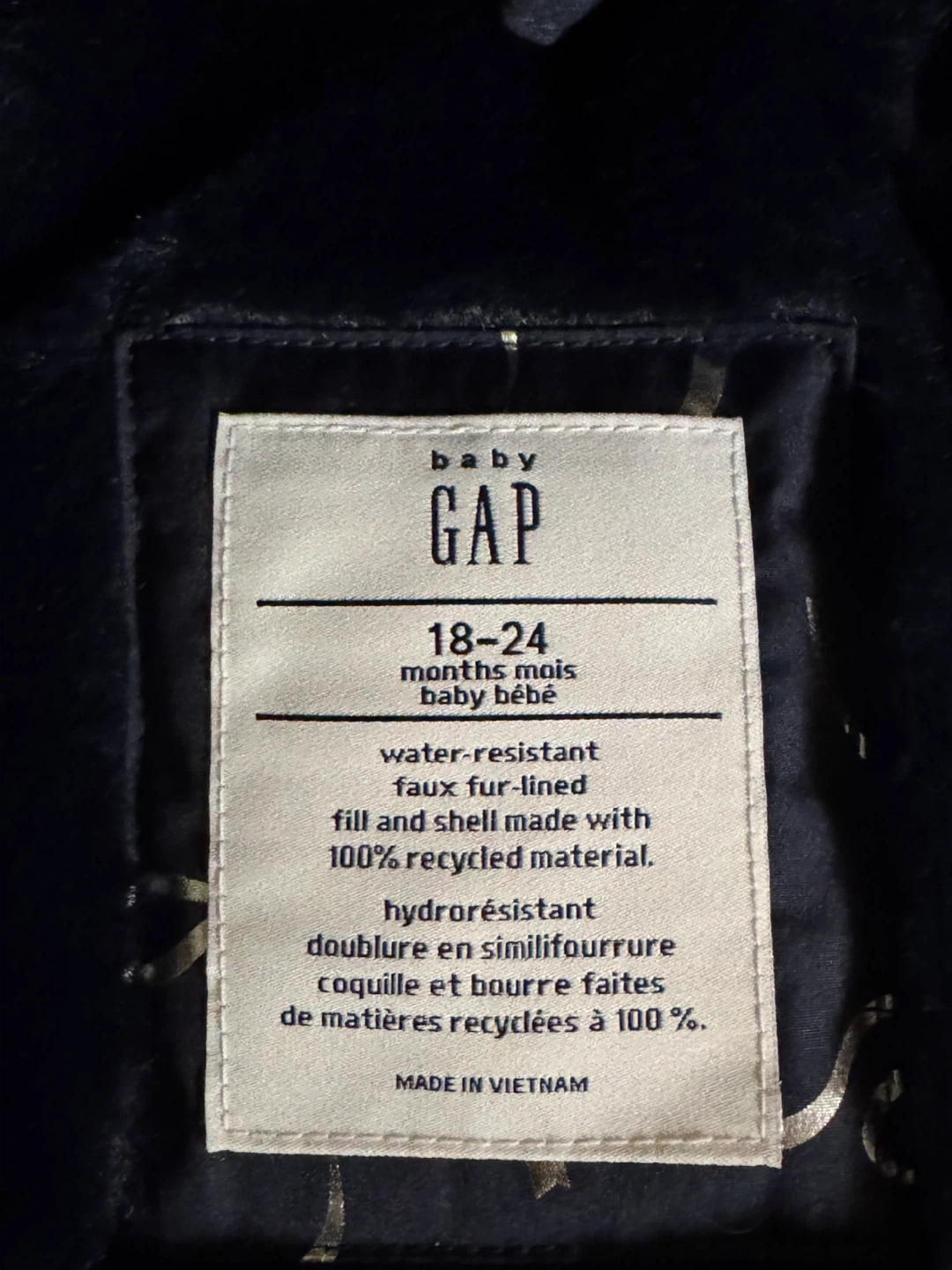 NEW (!!!) Baby GAP Puffer Jacket 18-24 Months - photo 2