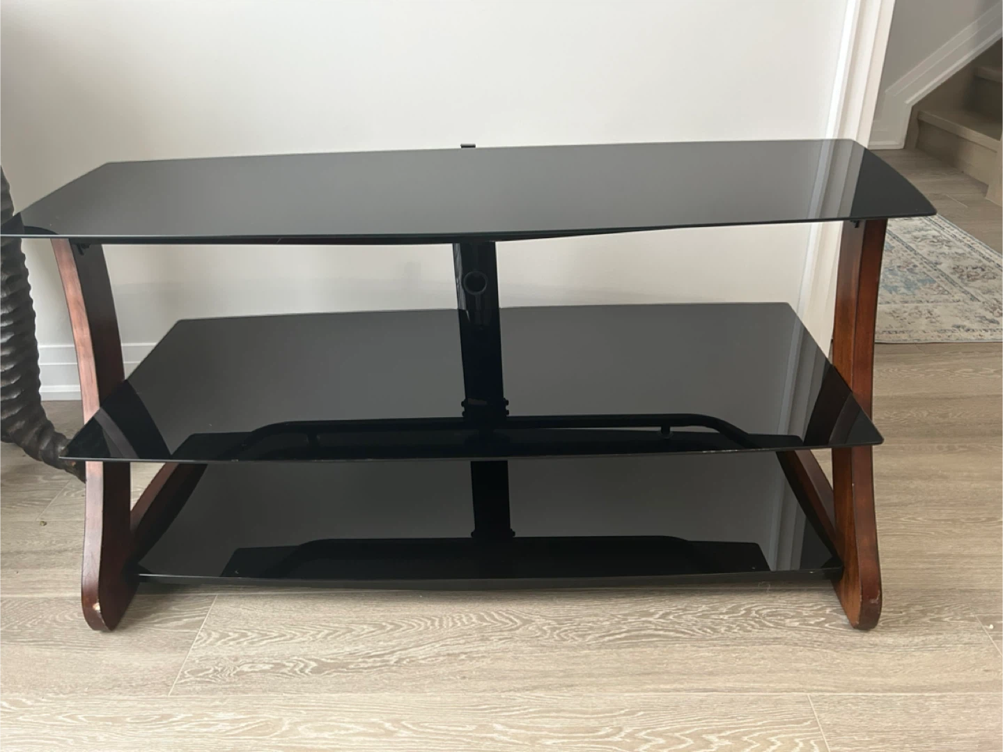 Glass & Wood TV Stand