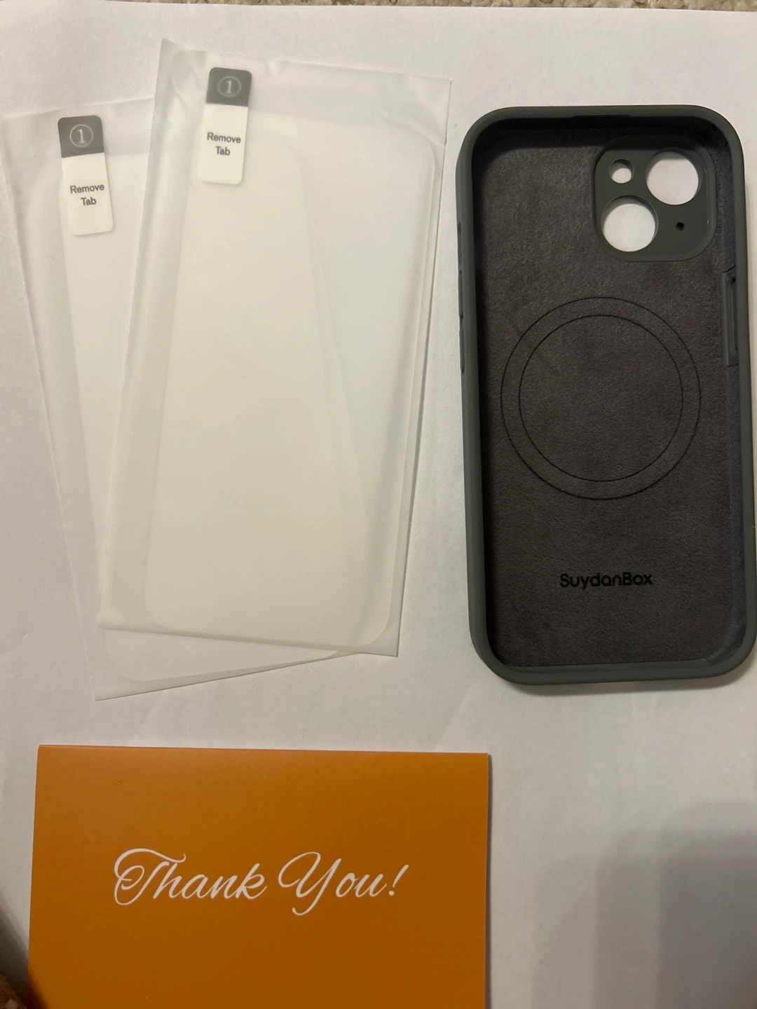 IPhone 15 6.1" (Dark Gray) New SuydanBox Silicone Case - photo 2