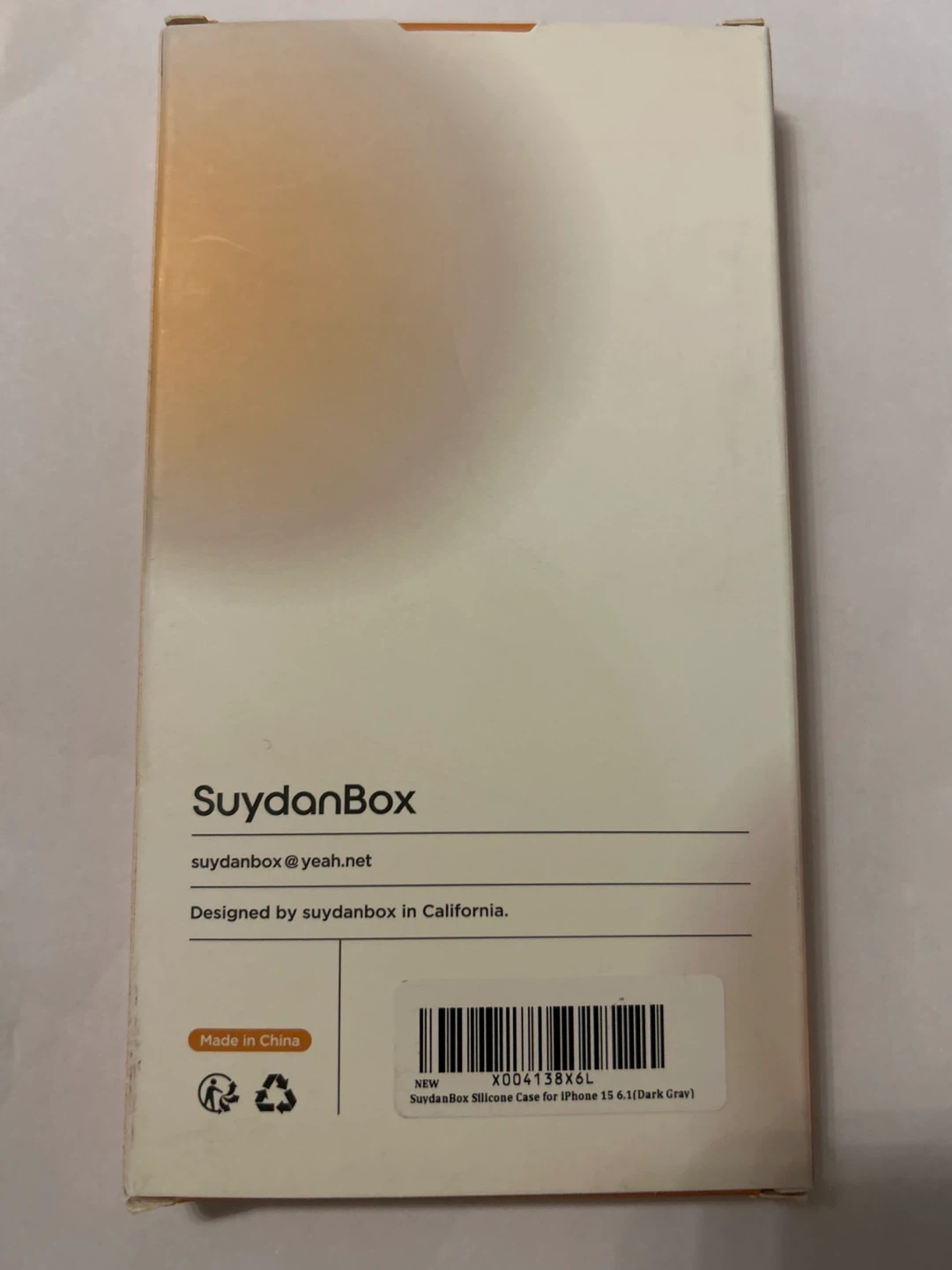 IPhone 15 6.1" (Dark Gray) New SuydanBox Silicone Case - photo 4