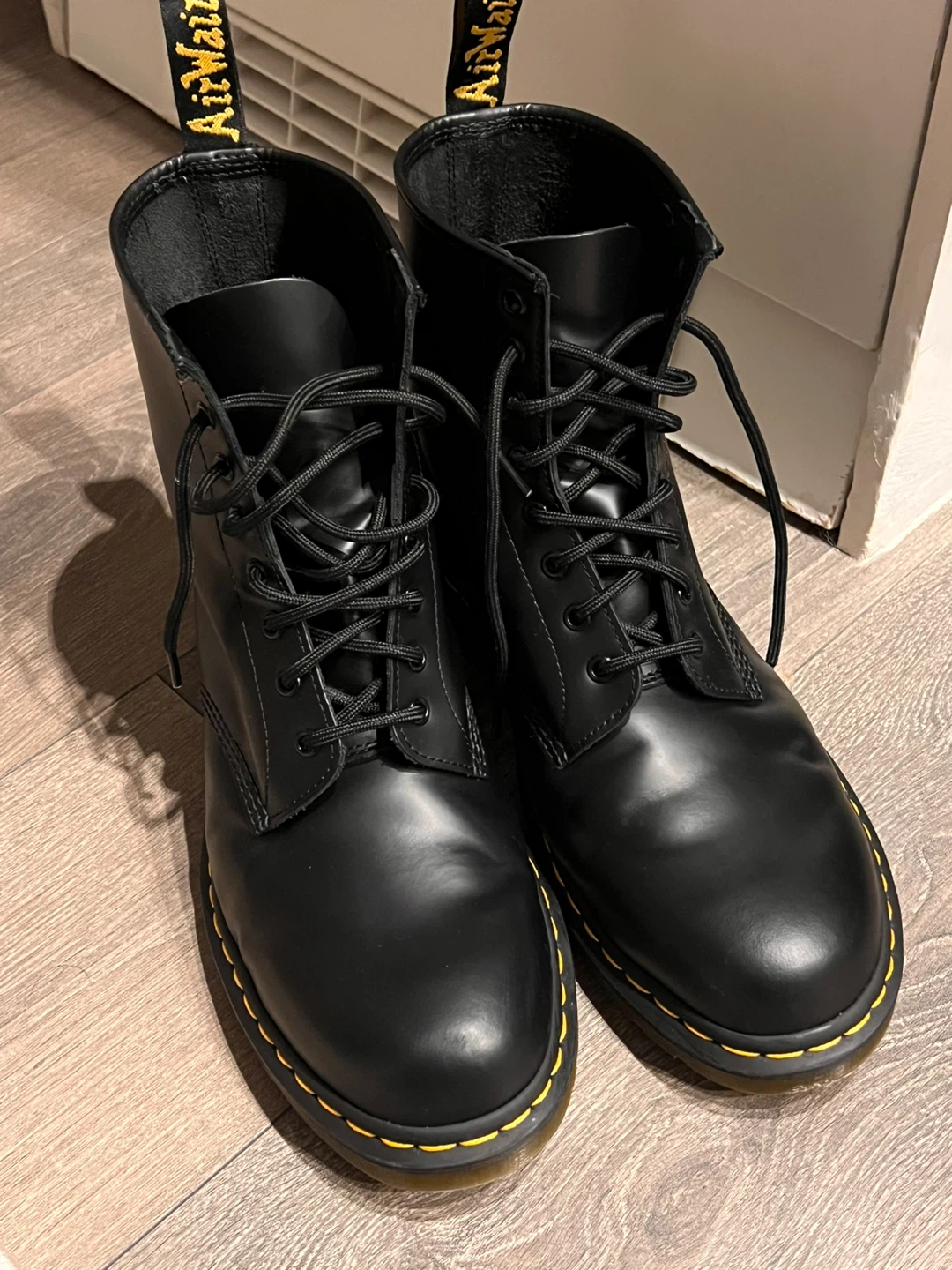 Dr. Martens 1460 Black Leather Boots - US Size 13