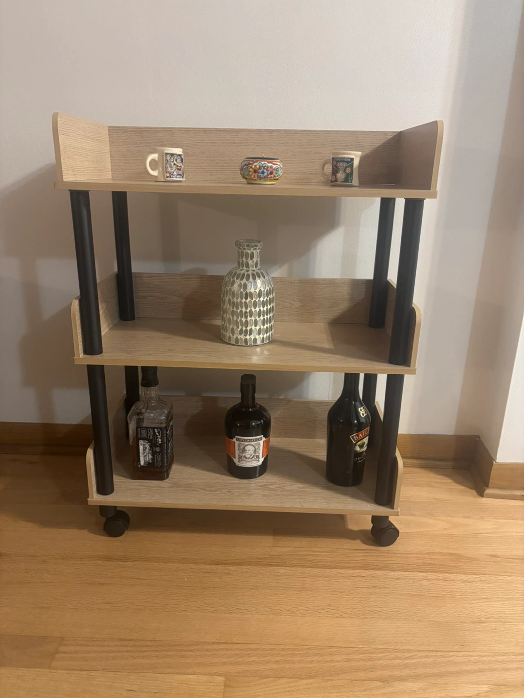 Rolling Bar Cart