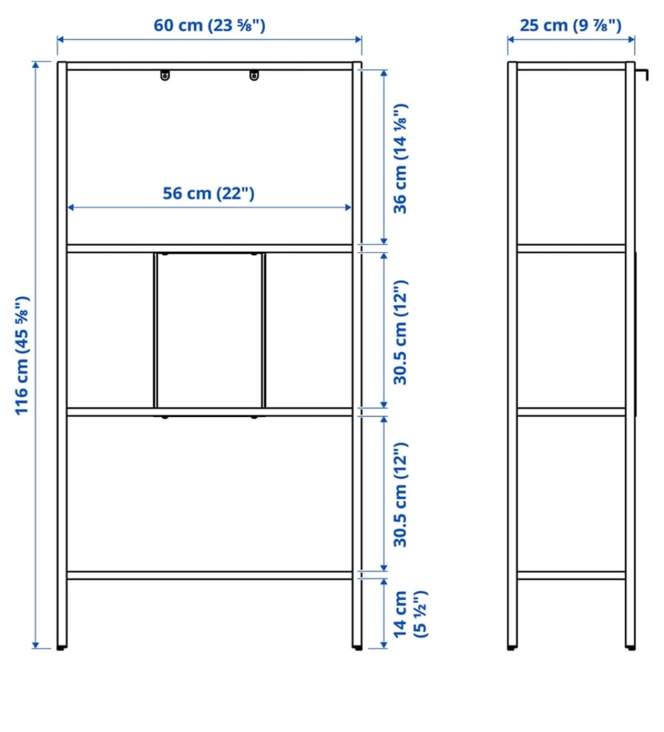 IKEA baggebo Shelf Unit - White - photo 3