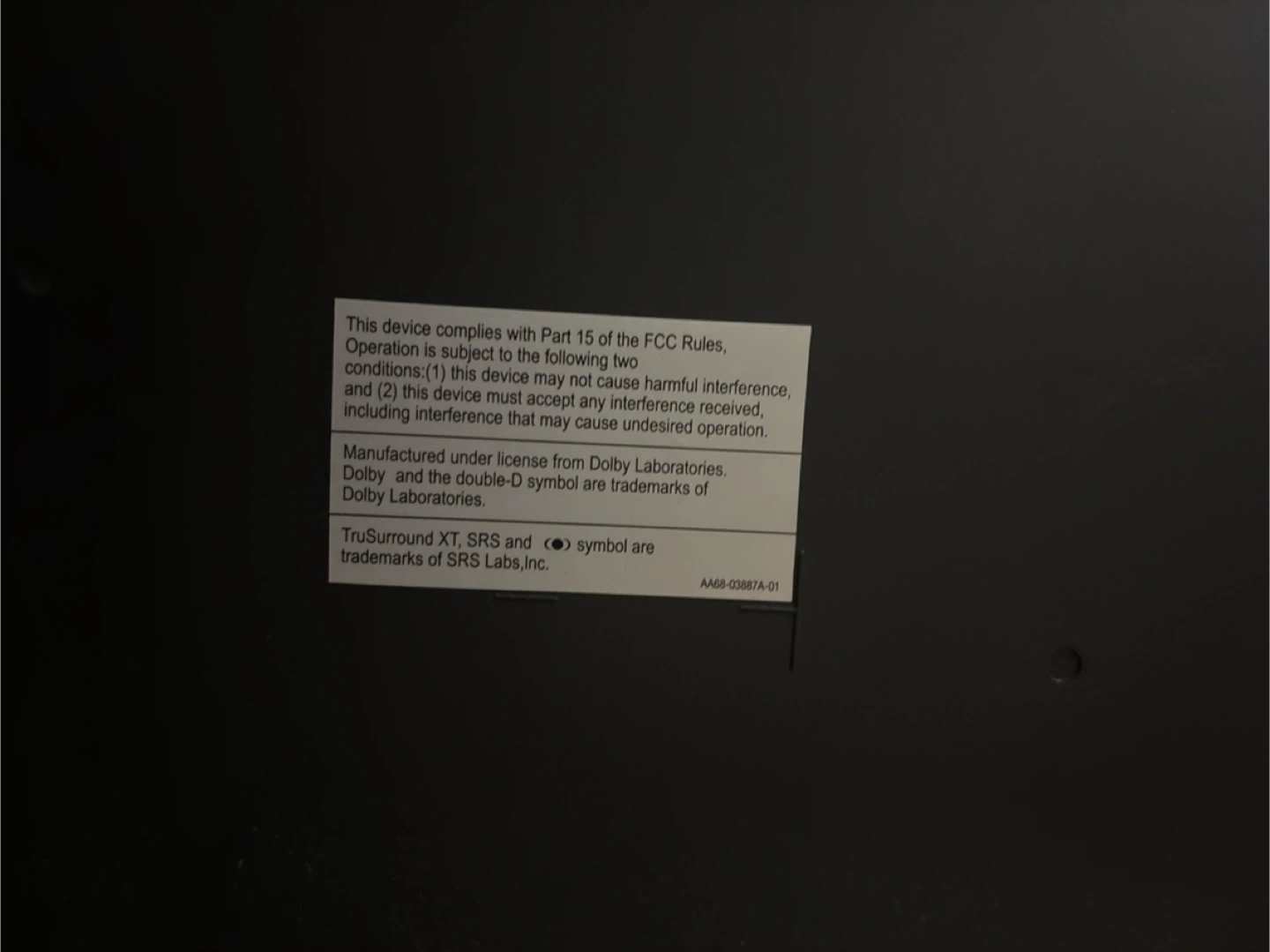 Samsung LN32A450C1D 32 inch TV - photo 3
