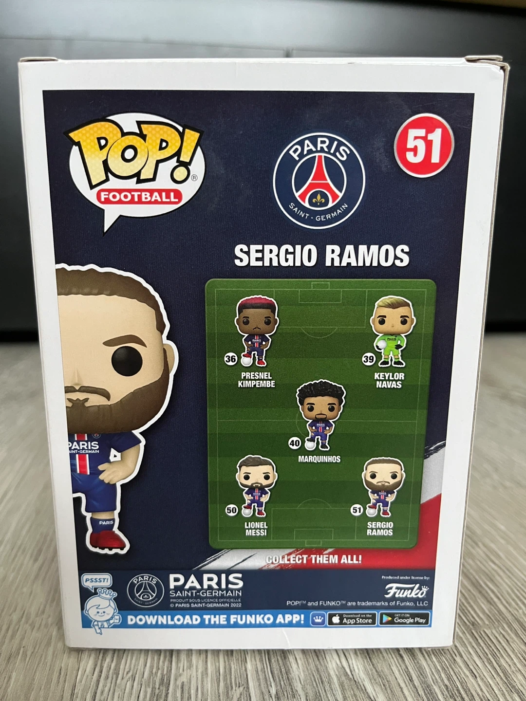 Sergio Ramos #51 PSG Funko Pop! - photo 2