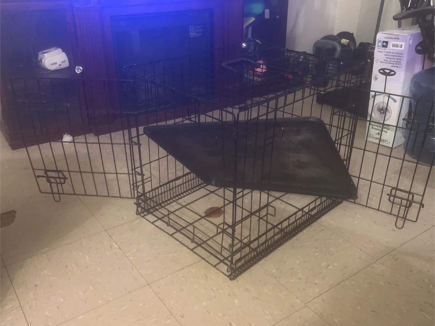 Dog Crate - Black Metal - photo 2